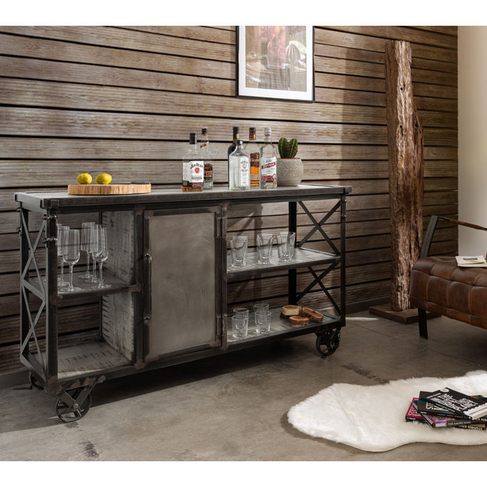 Massivmoebel24 Küchenwagen Heavy Industry | Wayfair.de